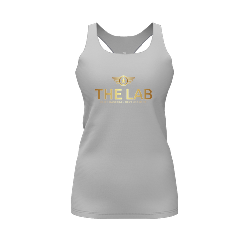 [FT0TRBGY-FYS-LOGO1] Decker Racerback Tank Top (Female Youth S, Gray, Logo 1)