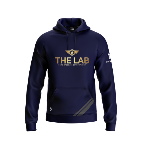 [FOLHSMNV-YXS-LOGO1] Decker Summit Hoodie (Youth XS, Navy, Logo 1)