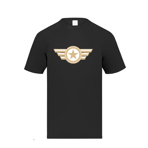 [2790.080.S-LOGO3] Men's Smooth Sport T-Shirt (Adult S, Black, Logo 3)