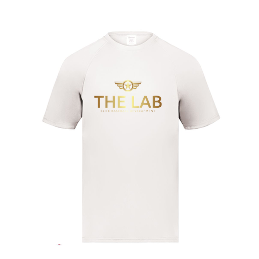[2790.005.S-LOGO1] Men's Smooth Sport T-Shirt (Adult S, White, Logo 1)