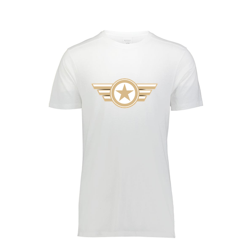 [FTSCUBWH-AS-LOGO3] Decker Men's Tri-Blend T-Shirt - Short Sleeve (Adult S, White, Logo 3)
