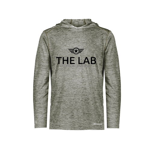 [FOLHCGGY-YS-LOGO2] Decker Youth Charge Hoodie (Youth S, Gray, Logo 2)