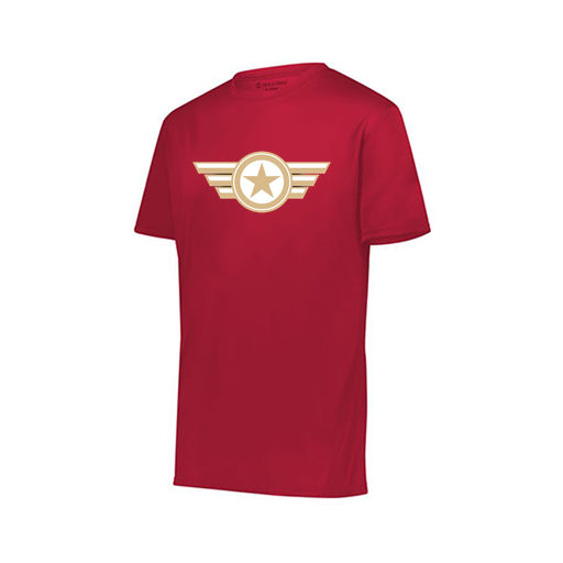 [222818.083.S-LOGO3] Men's Movement Dri Fit Shirt (Adult S, Red, Logo 3)
