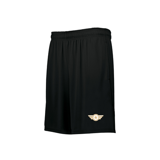 [229511.080.XS-LOGO3] Men's Swift Short (Adult XS, Black, Logo 3)